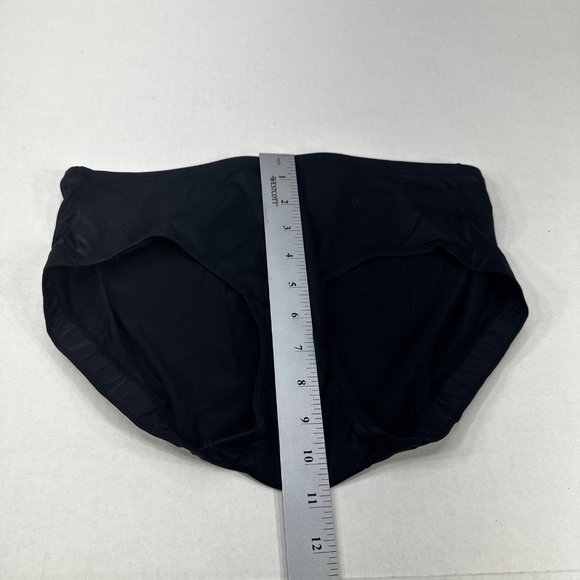 Warner's Women's Size Large Panty Hi Cut Brief Black New Without Tags - Picture 5 of 6